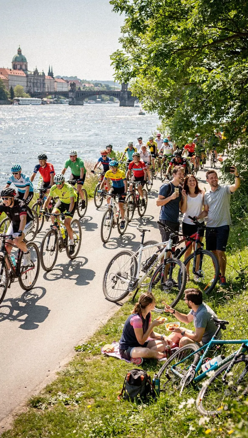 Guided tour at a historical site with visitors